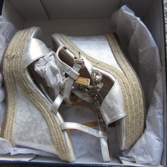 Refresh Beverly03 Metallic Rhinestone Espadrille - Picture 13 of 16